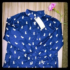 🌻Spring Sale! Navy Blue Stylish Shirt.